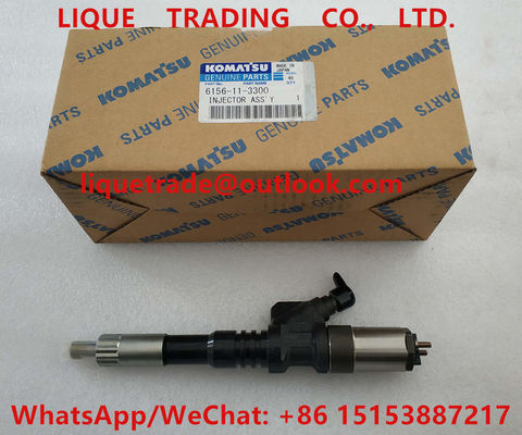 China DENSO fuel Injector 095000-1211 , 095000-1210 , 6156-11-3300 , 6156113300 for Komatsu supplier